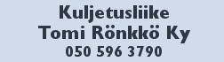 Kuljetusliike Tomi Rönkkö Ky logo